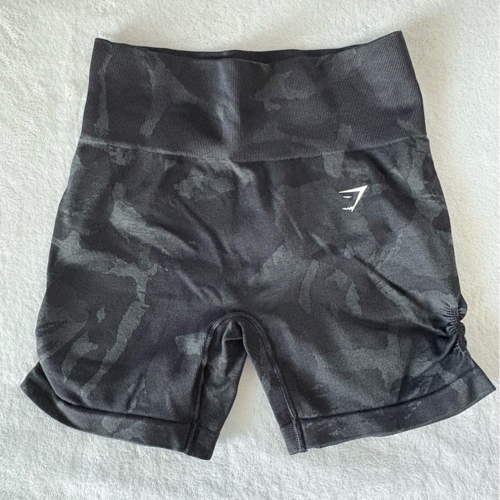 Gymshark Black Camo Shorts